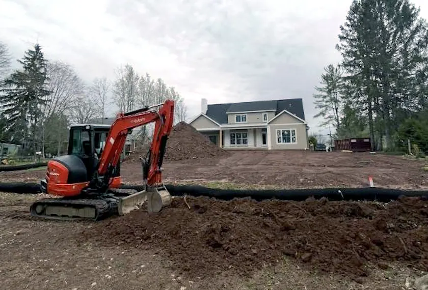Réalisation Ritzco : excavation et terrain